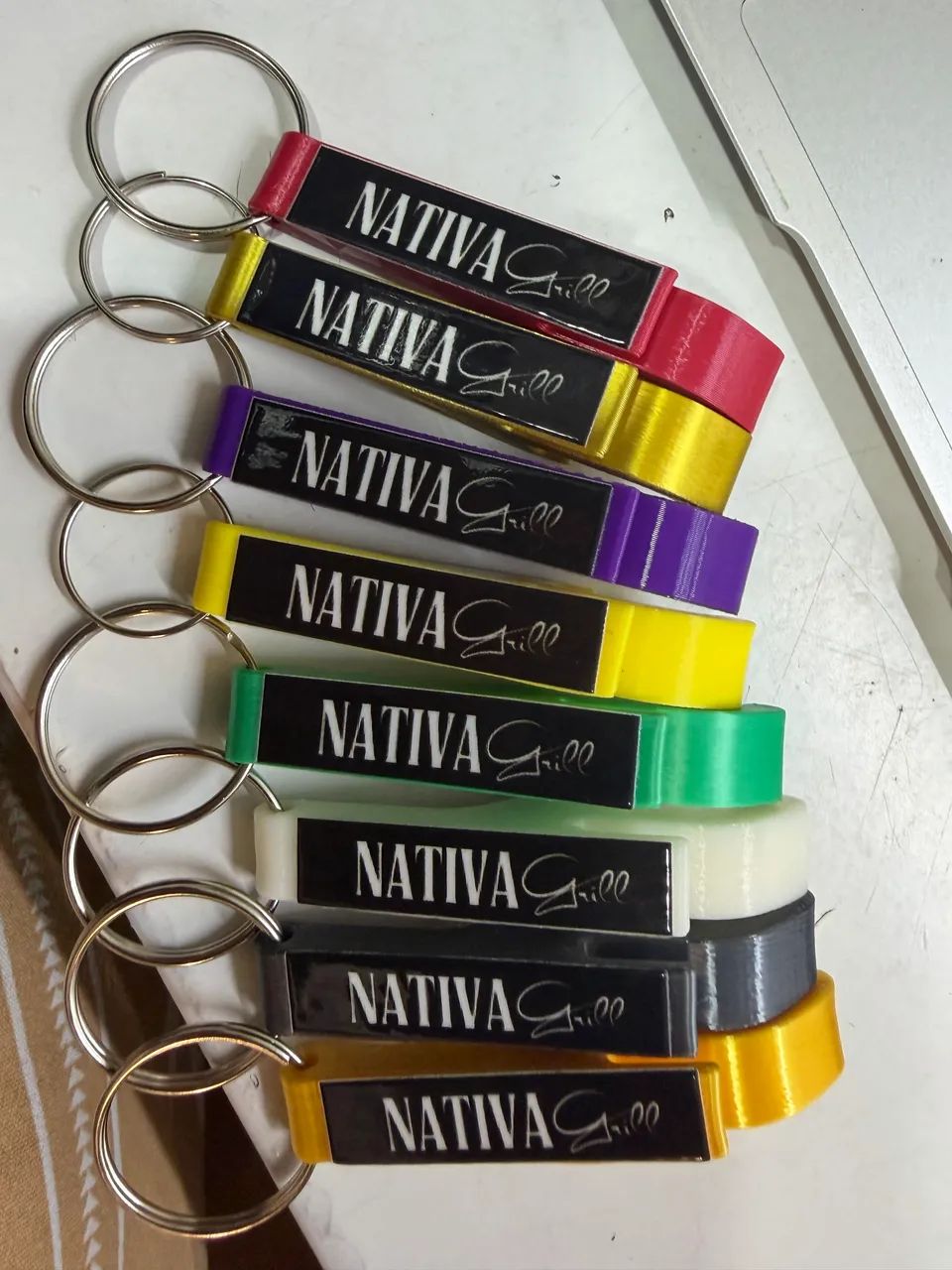 Chaveiros personalizados em impressão 3D  - Foto 2