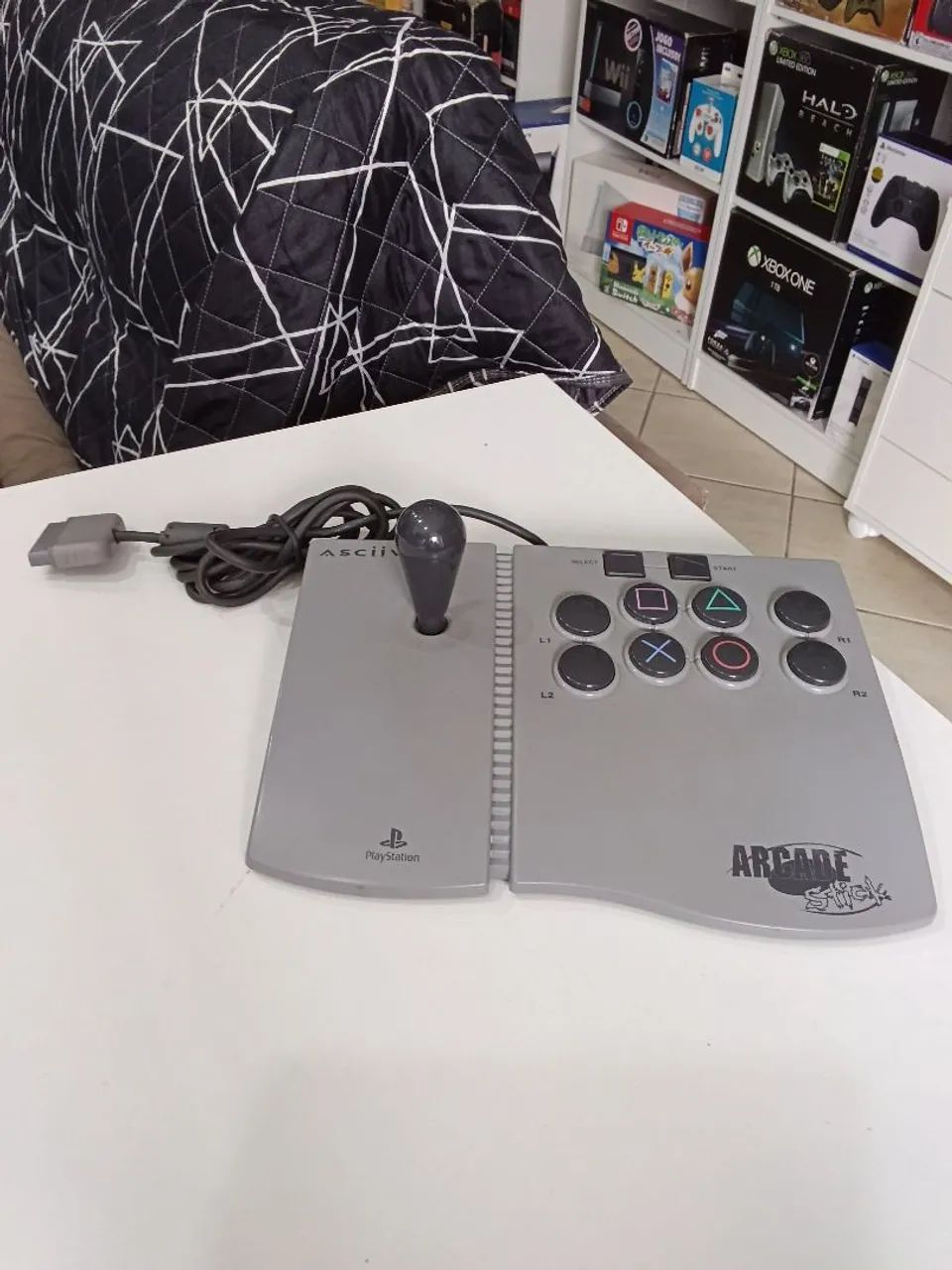 Vendo Controle Arcade Ps1 Asciiware Arcade Stick Semi novo