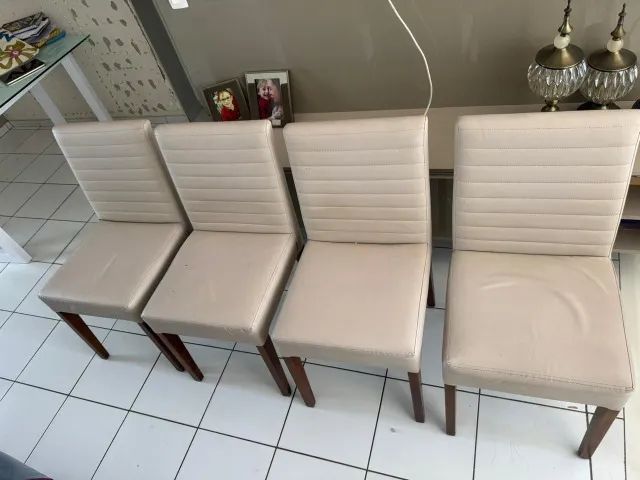 Conjunto com 4 Cadeiras Saccaro - Elegantes e Confortáveis - Foto 3