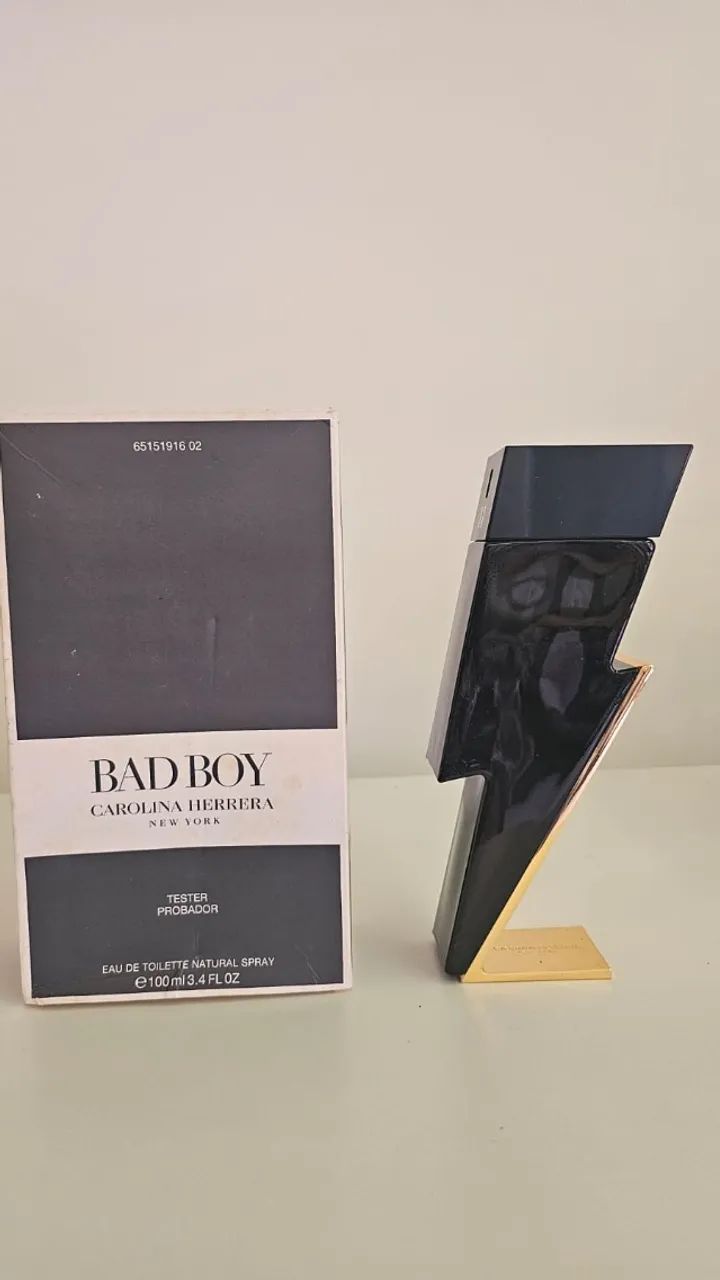 Perfume Bad Boy (Carolina Herrera) - 100 ml - Novo / Tester