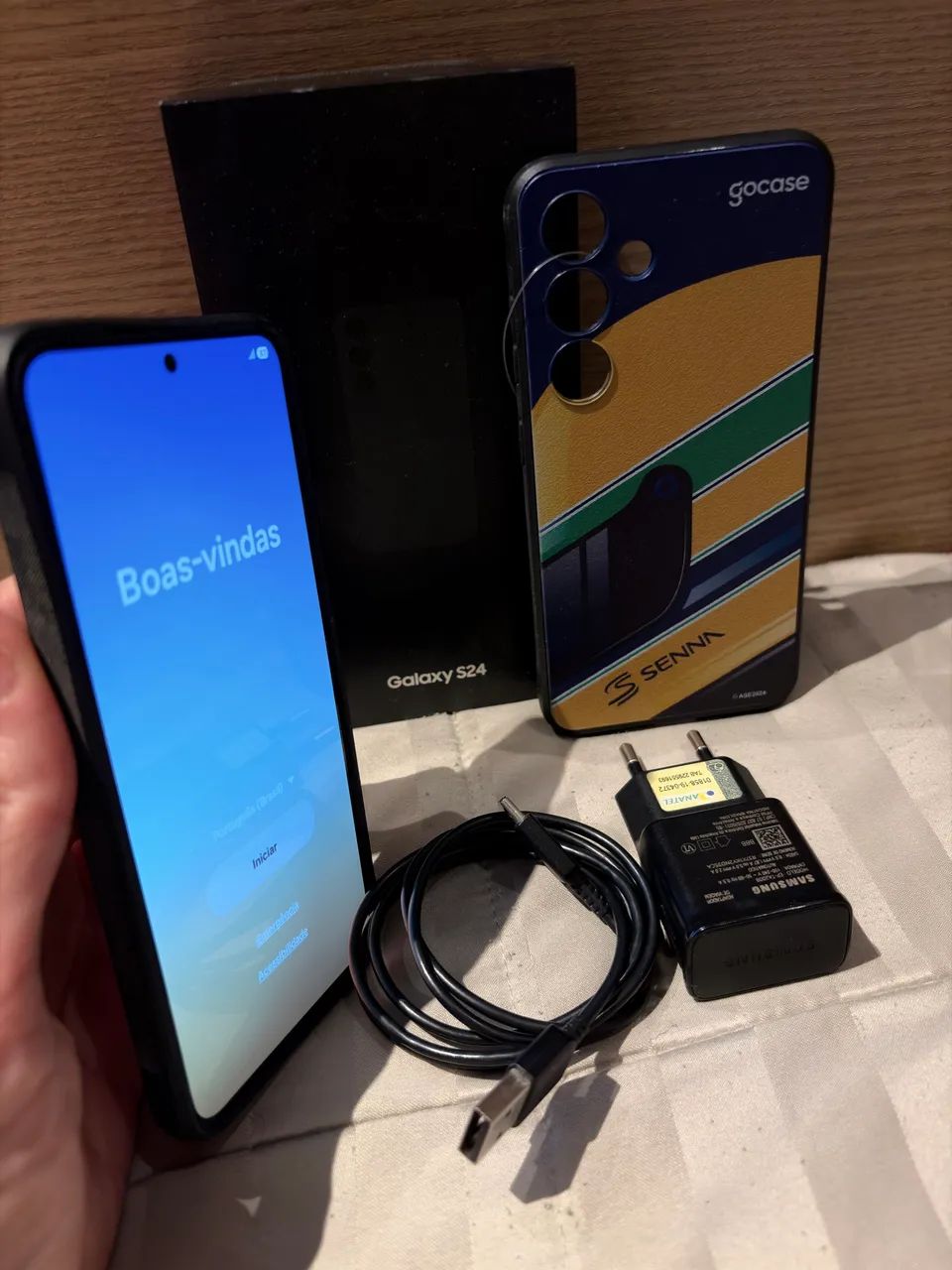Samsung S24 256 GB com duas cases + Galaxy Buds 2 - Foto 4