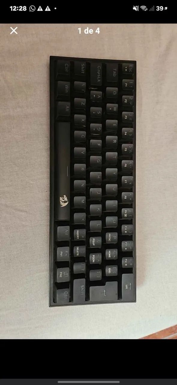 Teclado redragon fizz mecânico 
