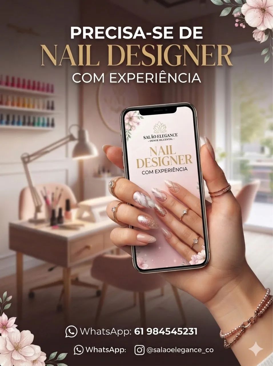 Precisa-se de Nail  designer Cidade Ocidental