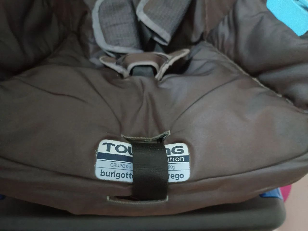 bebê conforto burigotto touring x preto com base veicular - Foto 4