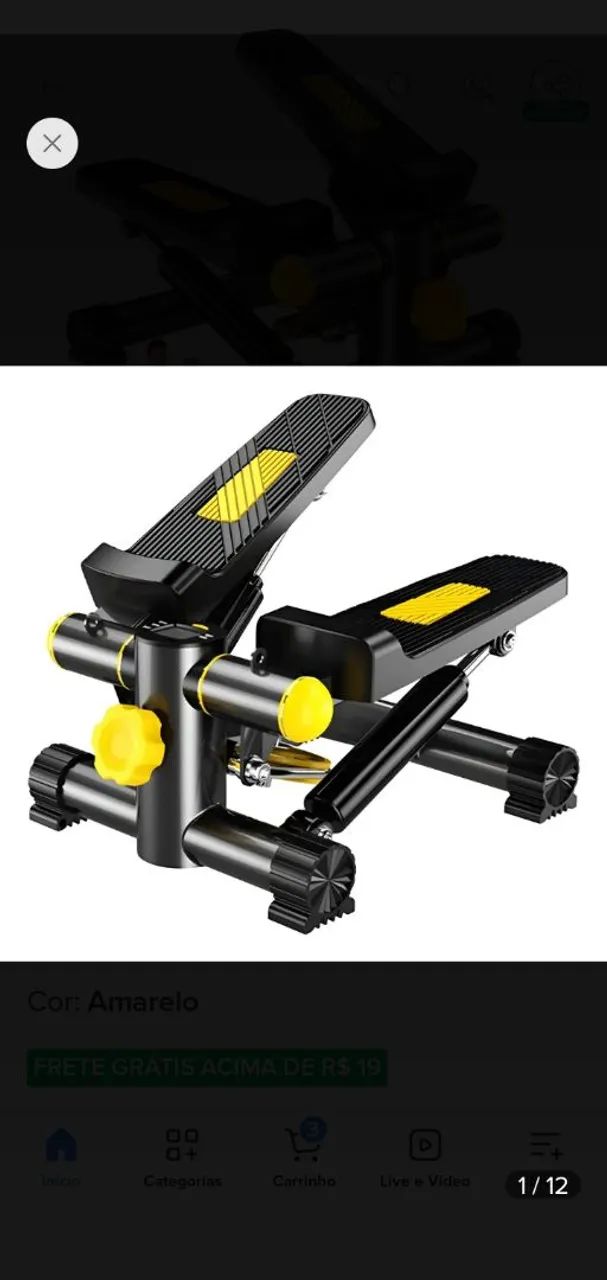 Mini Stepper (Simulador de Caminhada) novo - Foto 4