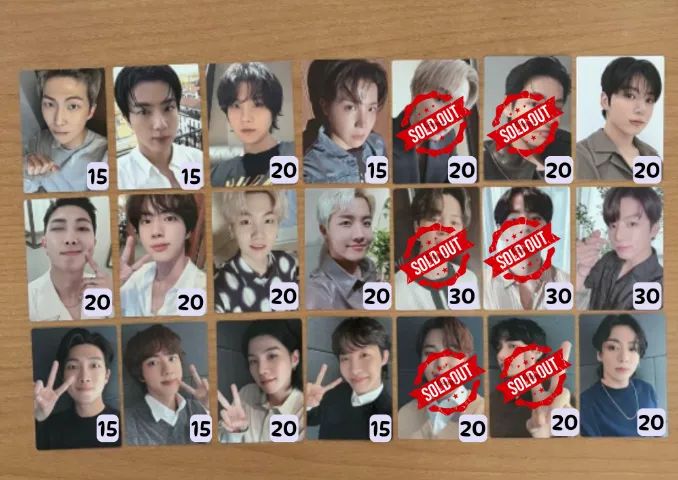 photocard pc mini pc bts membership