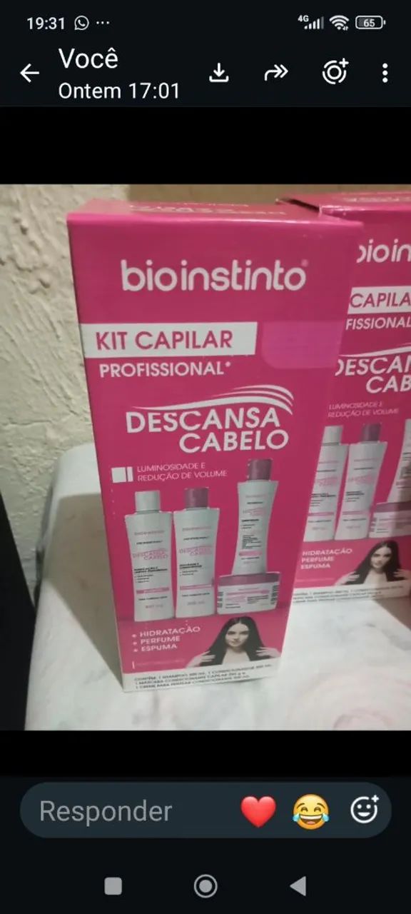 Kit de shampoo 4 em 1 da bio instinto  - Foto 2