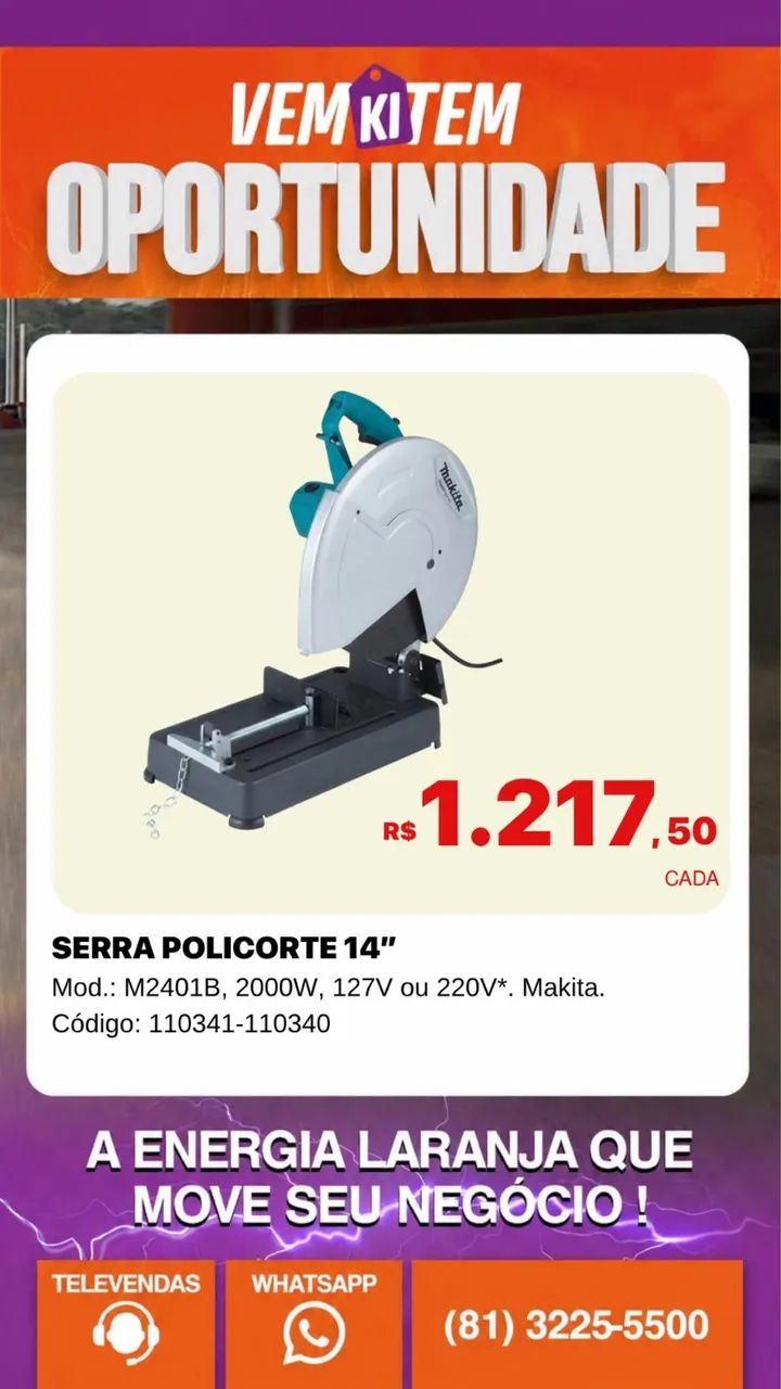 Policorte Makita 14 polegadas 