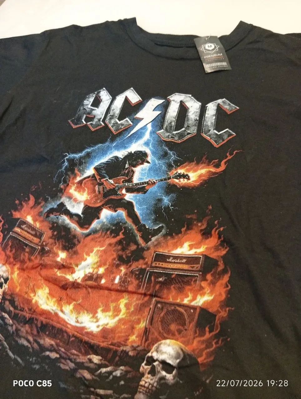 Camisa AC/DC nova! - Foto 2