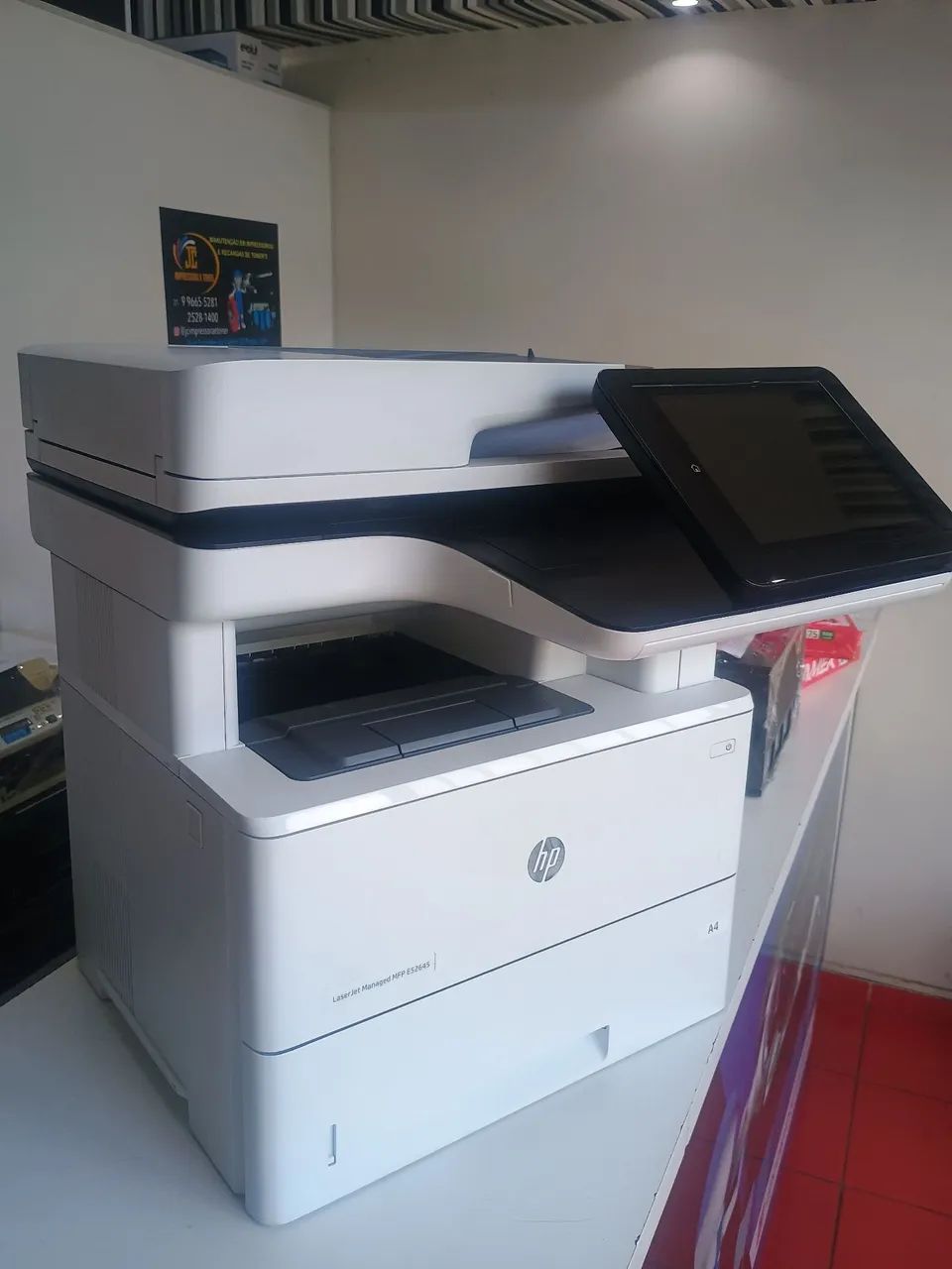 Impressora Hp LaserJet MFP ES52645 - Foto 2