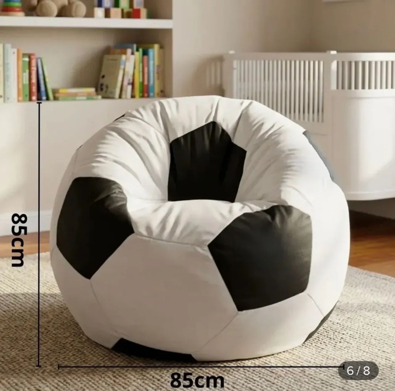 Puff bola de futebol  - Foto 5