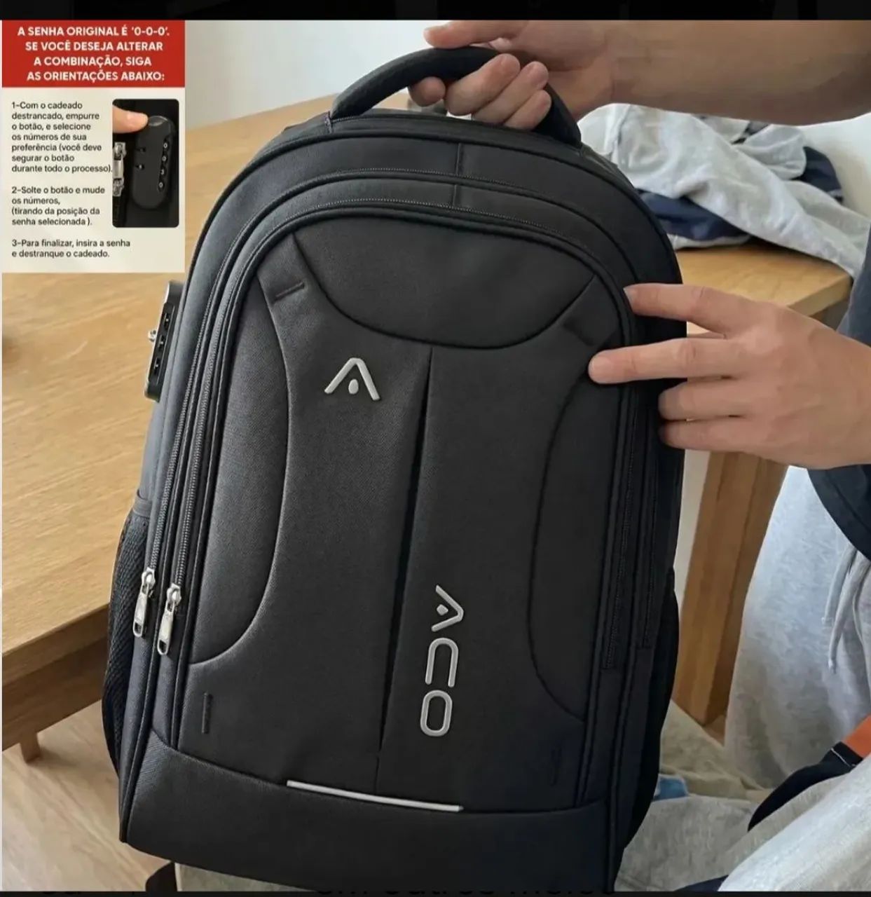 MOCHILA "AÇO"