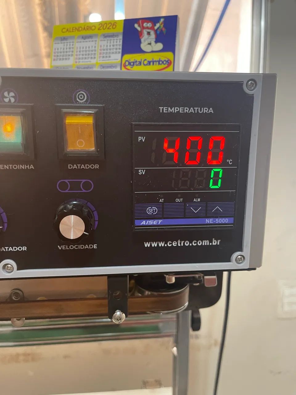 SELADORA AUTOMÁTICA COM DATADOR