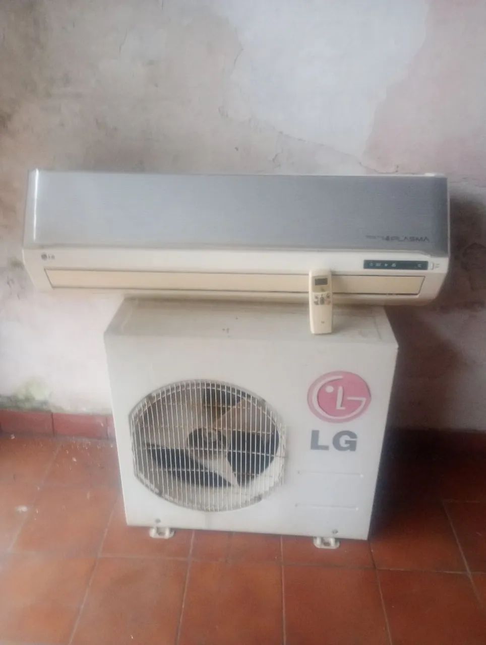 Com instalação/Split LG 9000 BTUs + instalação 