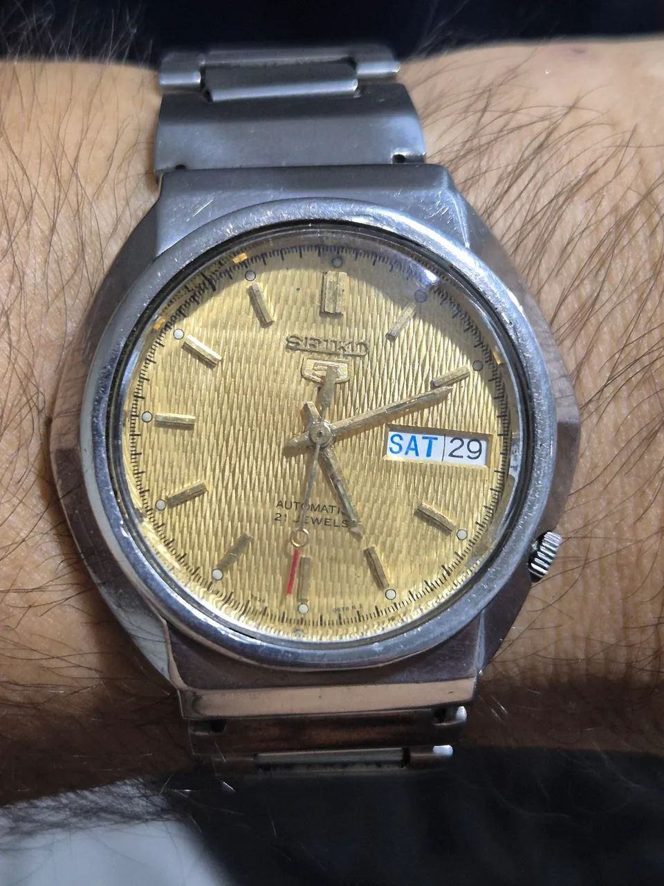 Relógio SEIKO 5 AUTOMÁTICO  7S26 -02F0   -  FUNCIONANDO - Foto 2
