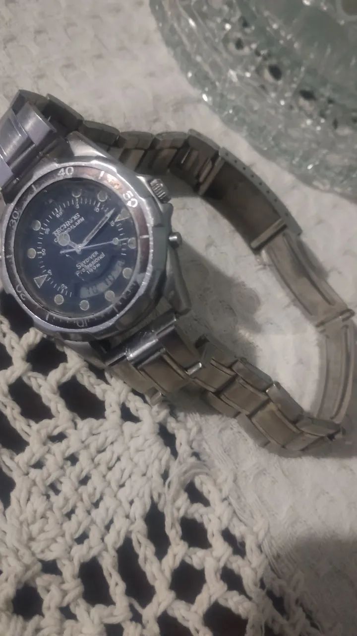 Relógio TECHNOS ORIGINAL SKYDIVER 150 M. - Foto 4