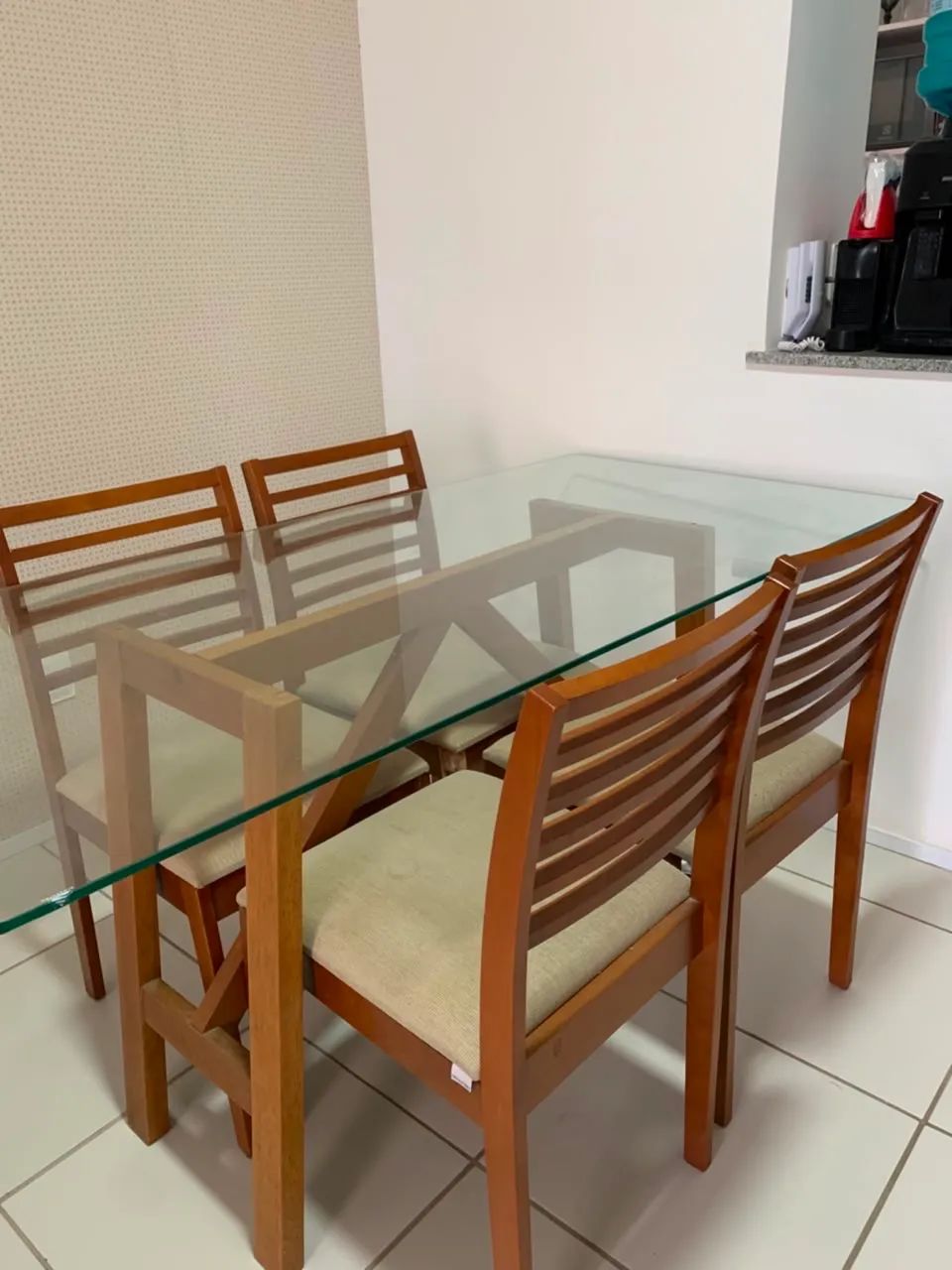 Mesa de Jantar com 4 cadeiras - Foto 2