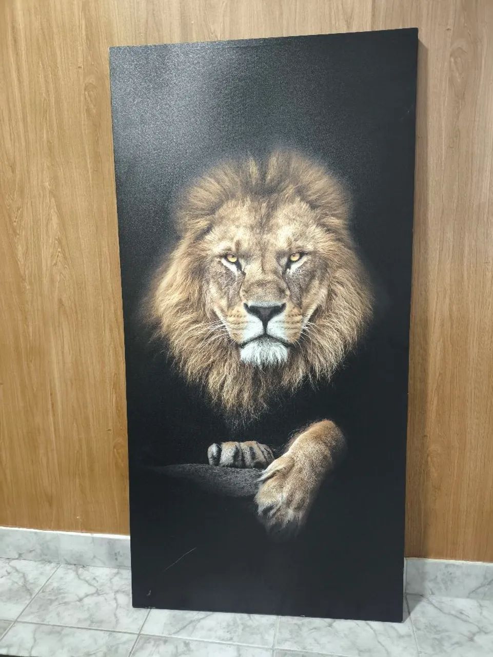 QUADRO LEÃO ? PRESENÇA QUE IMPRESSIONA - Foto 3
