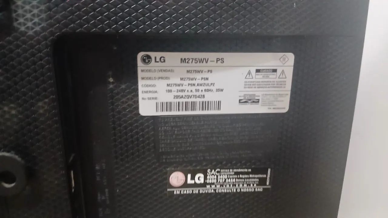 Tv/monitor LG 27,5 polegadas - Foto 2