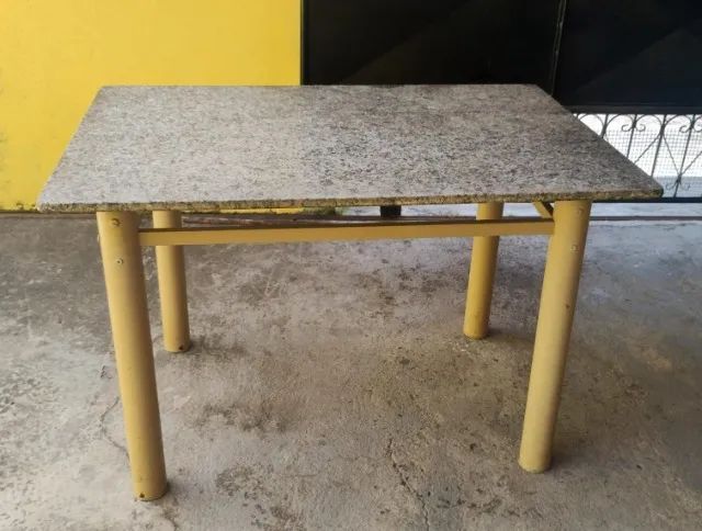 Mesa de mármore de 4 lugares - Foto 2