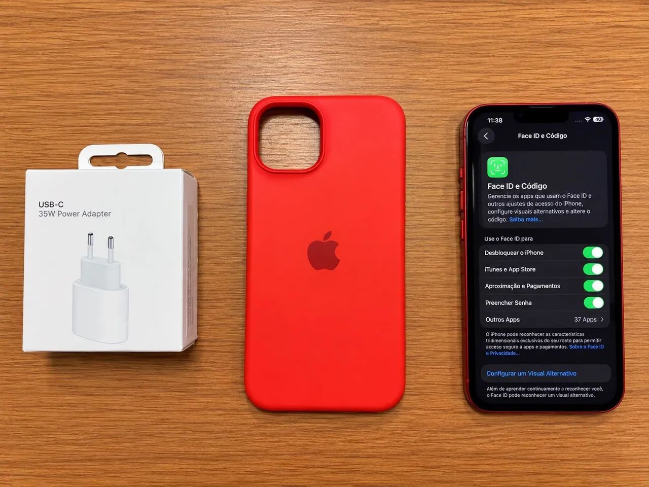 iPhone 13 Vermelho (128gb) - Ótimo Estado - Celulares e