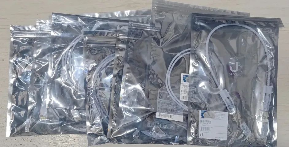 Kit 10 patch cord Unifi / cabo de rede / DAC - Novos - Foto 4