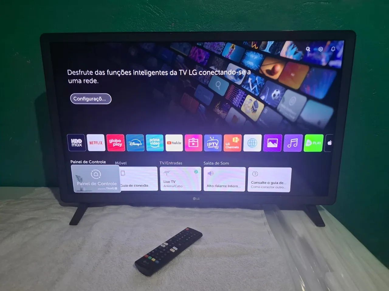 Tv smart LG 32 polegadas Acompanha pezinho controle faço entrega somente interessados  - Foto 2