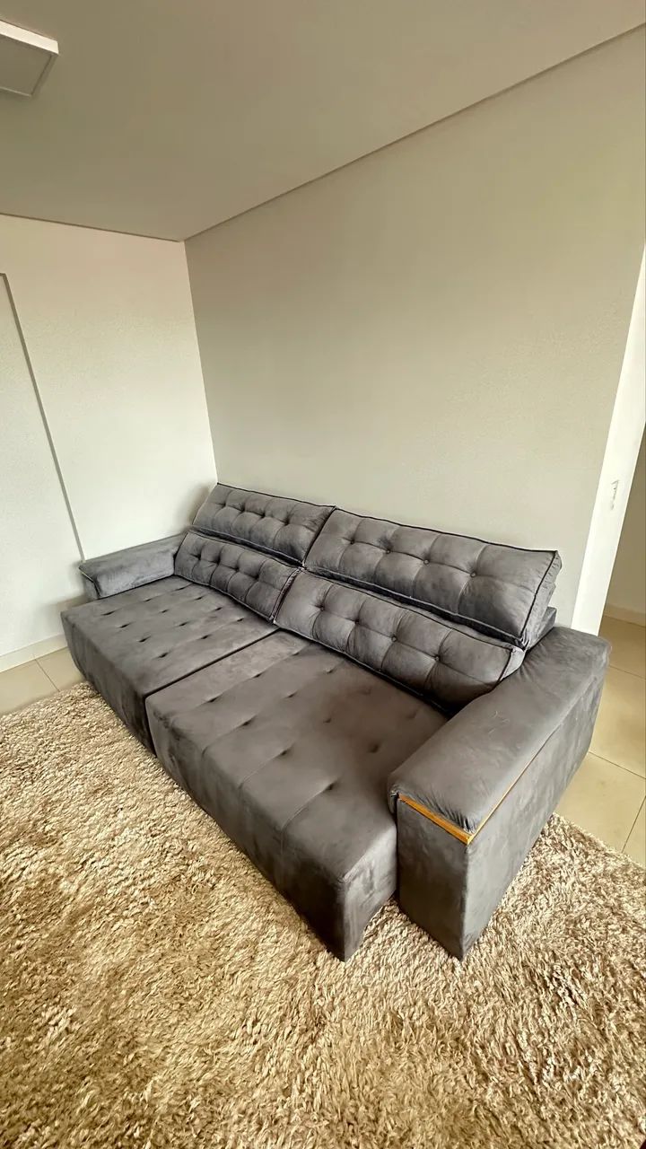 Sofá retratil seminovo - Foto 2
