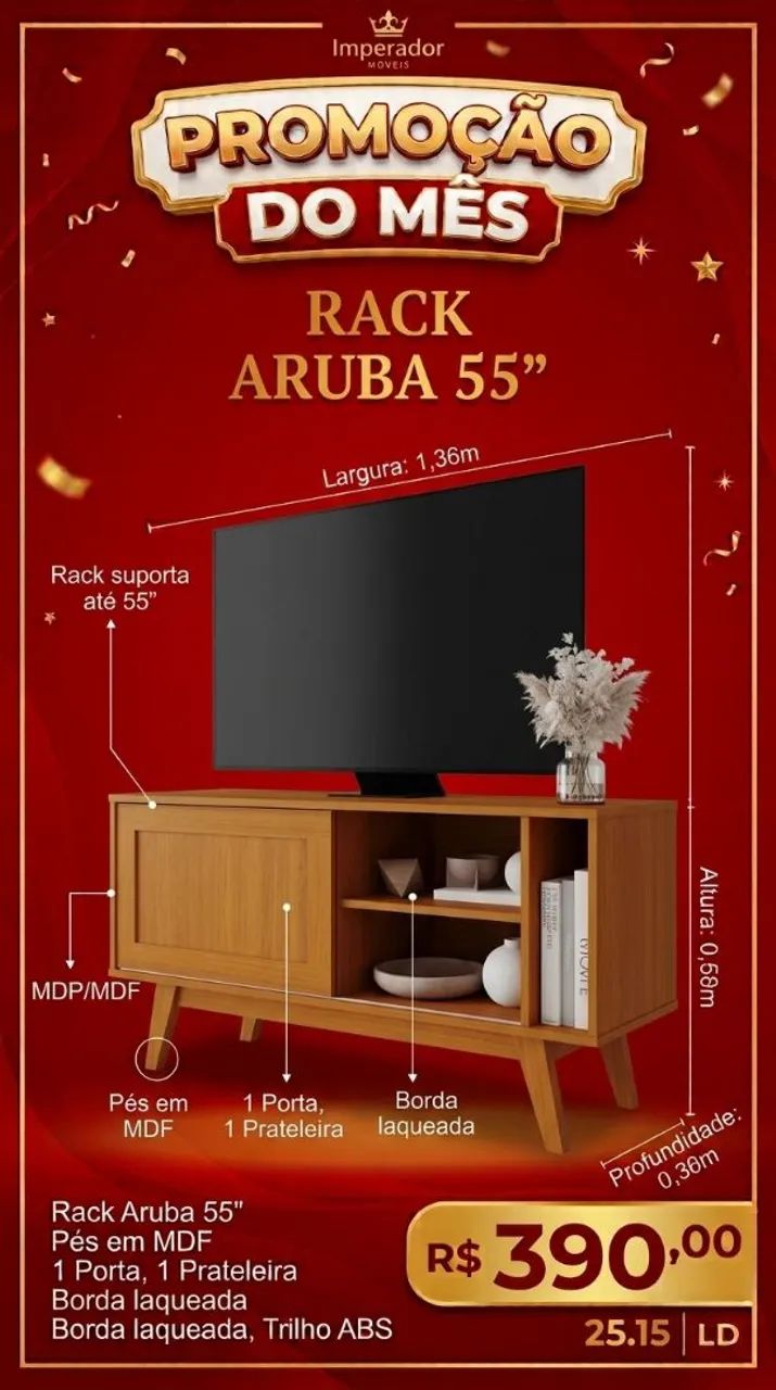 Rack Aruba 55"