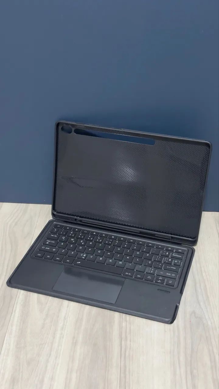 capa com teclado samsung galaxy tab s10 fe+ novo importado - Foto 3