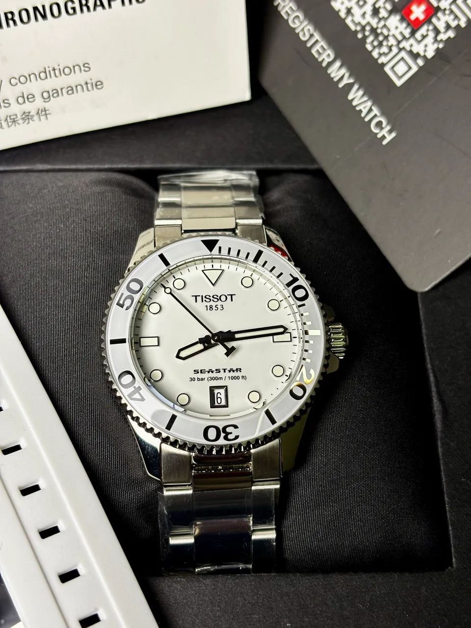 Relógio Tissot Seastar 1000 36mm Quartzo  - Foto 4