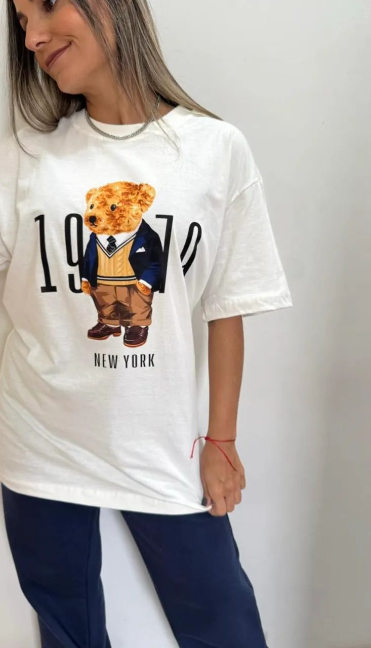Camiseta Ursinho Teddy - Foto 2
