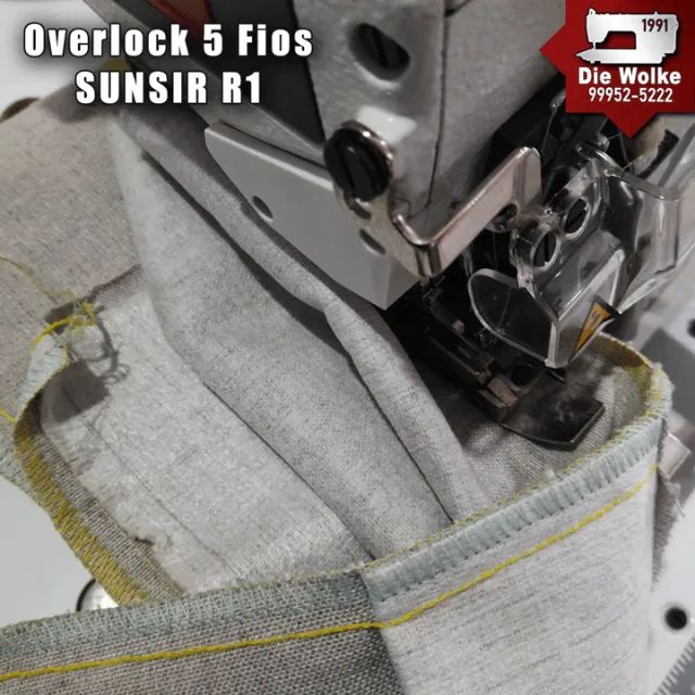 Máquina de Costura Interlock Reforçada para Alta Produção Nova - Foto 2