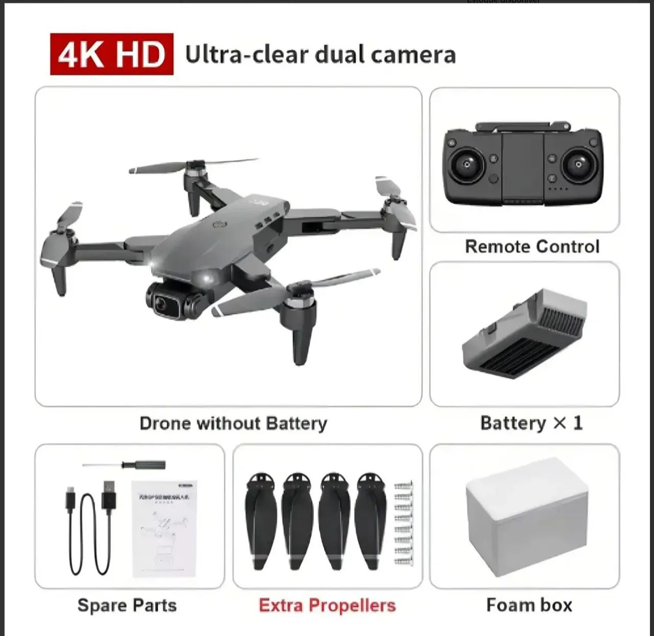 Drone L900 Pro com controle remoto - Foto 2