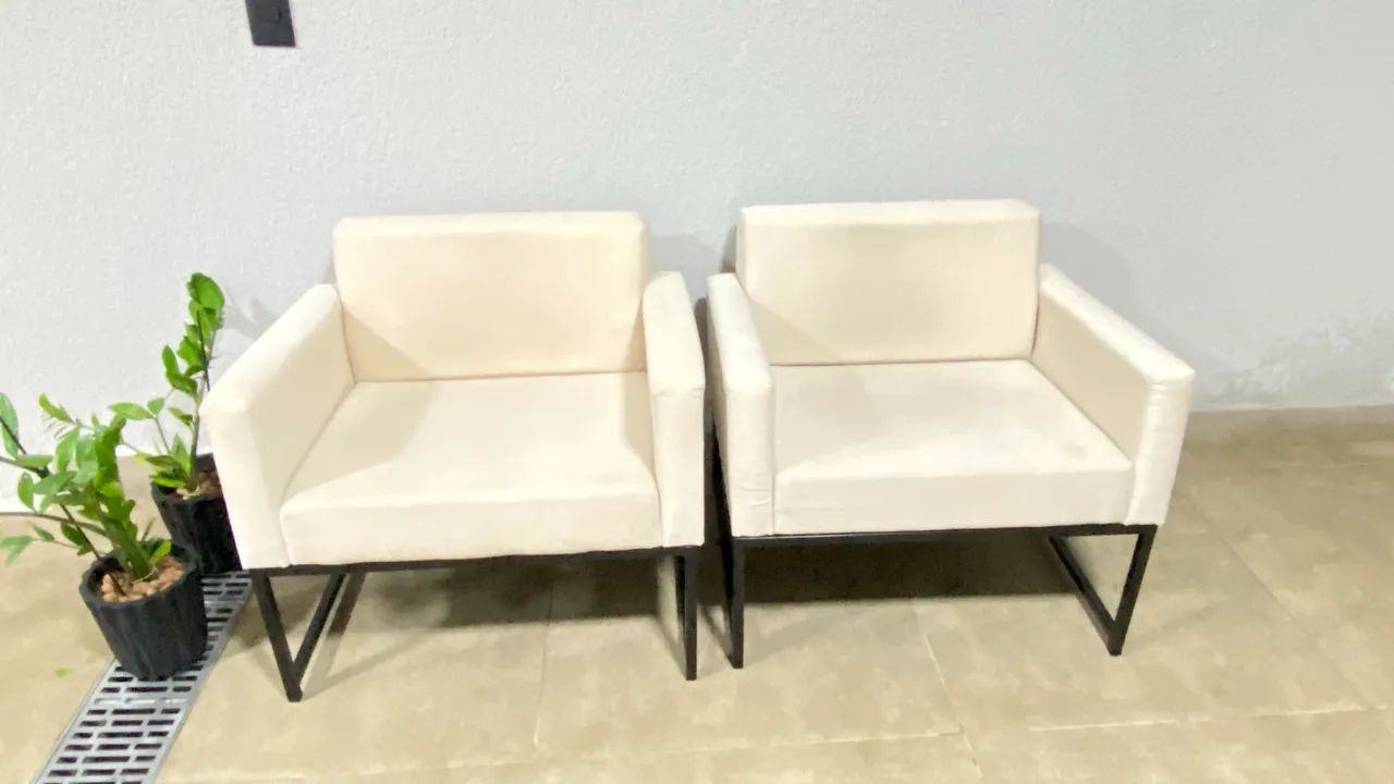 2 Poltronas Sara Mobly Otimo estado  - Foto 3