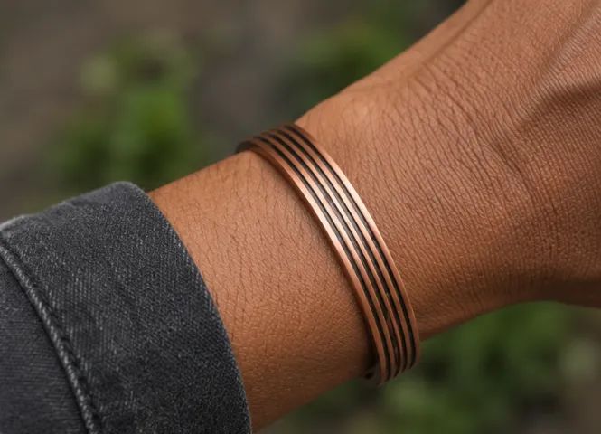 pulseira cobre original magnetica - Foto 3