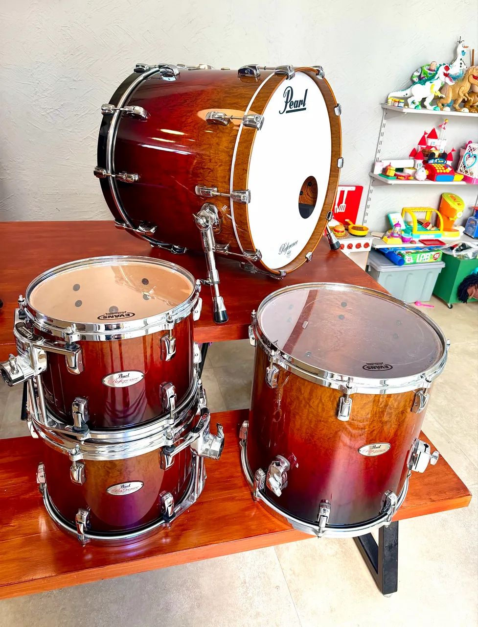 Bateria Pearl Reference Sunburst 