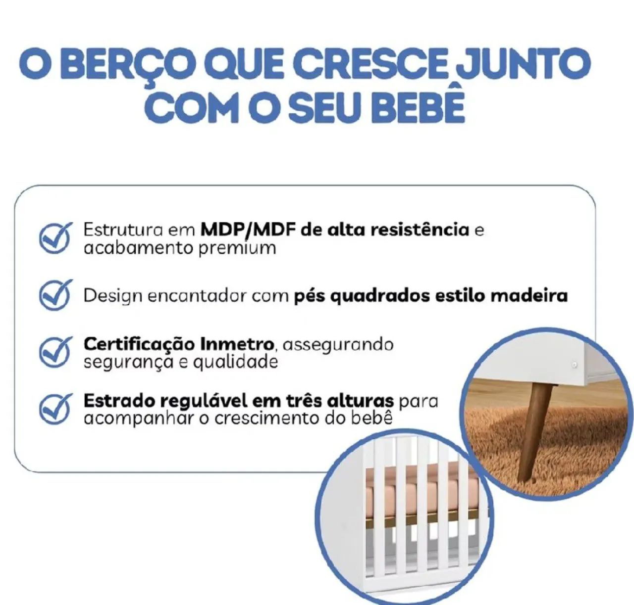 BERÇO MINI CAMA  - Foto 2
