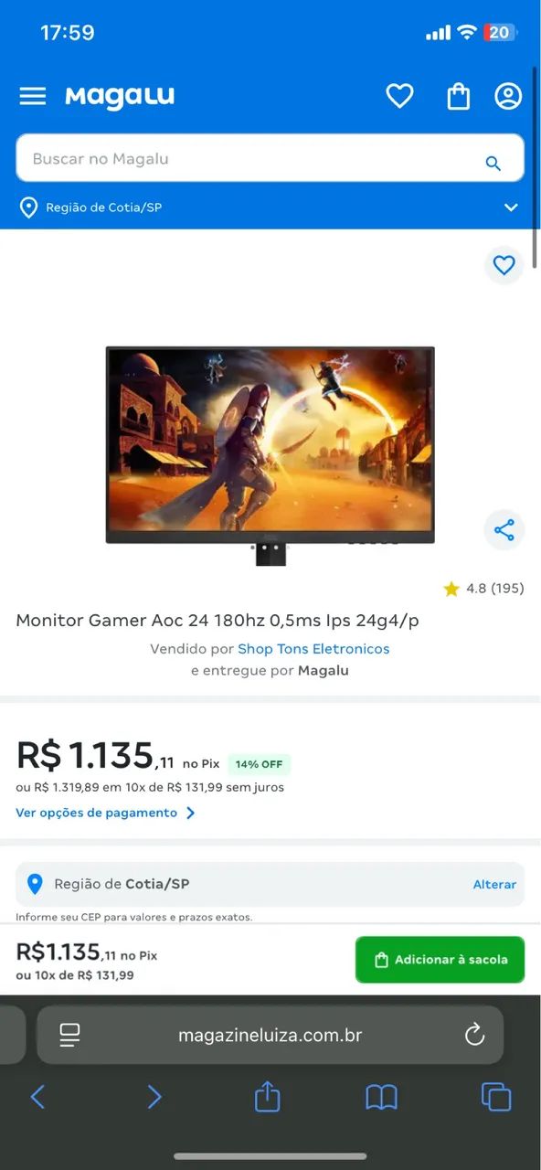 Monitor GAMER AOC - Foto 4