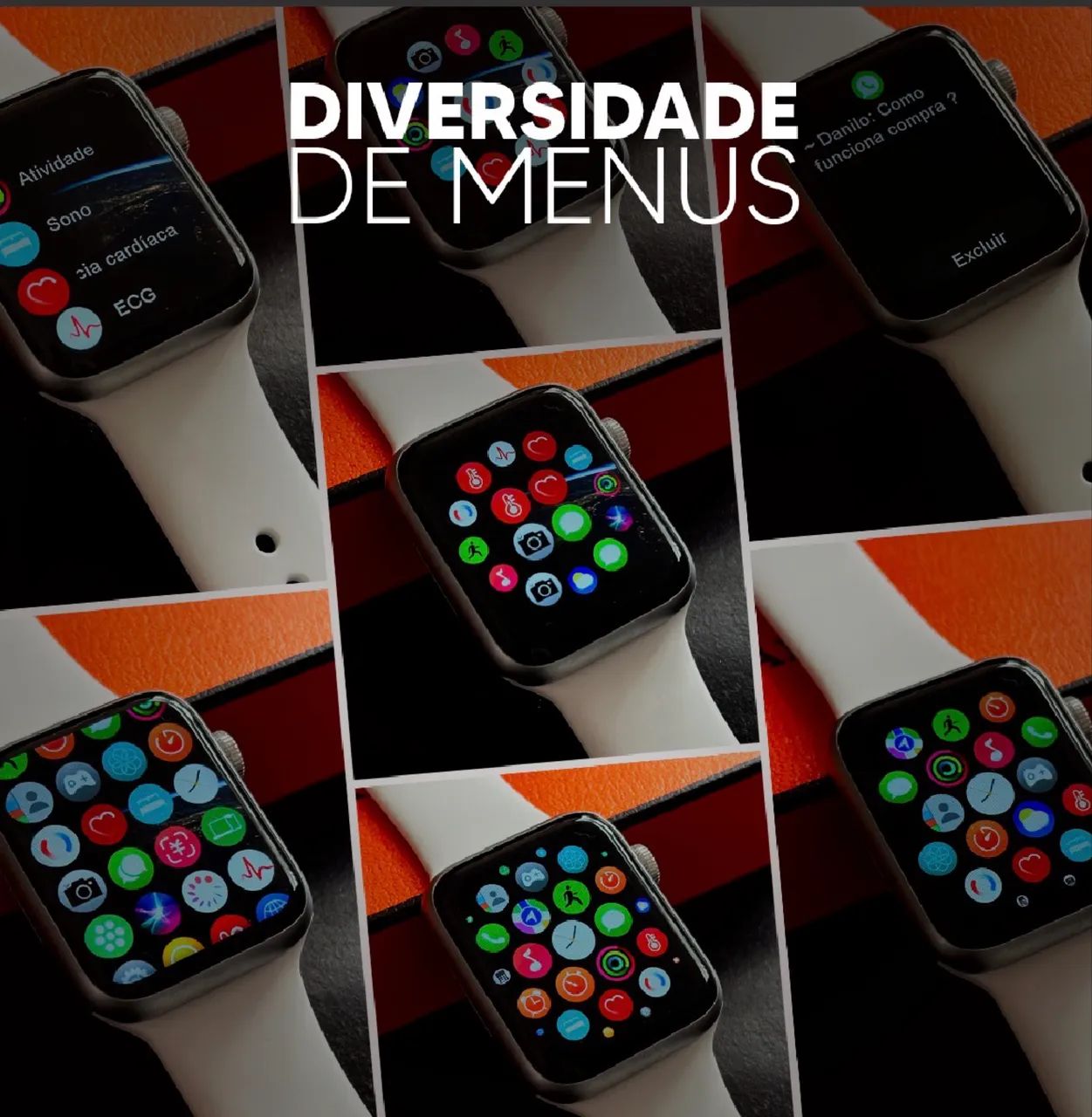Smartwatch W59 mini original. Novo na caixa. - Foto 4