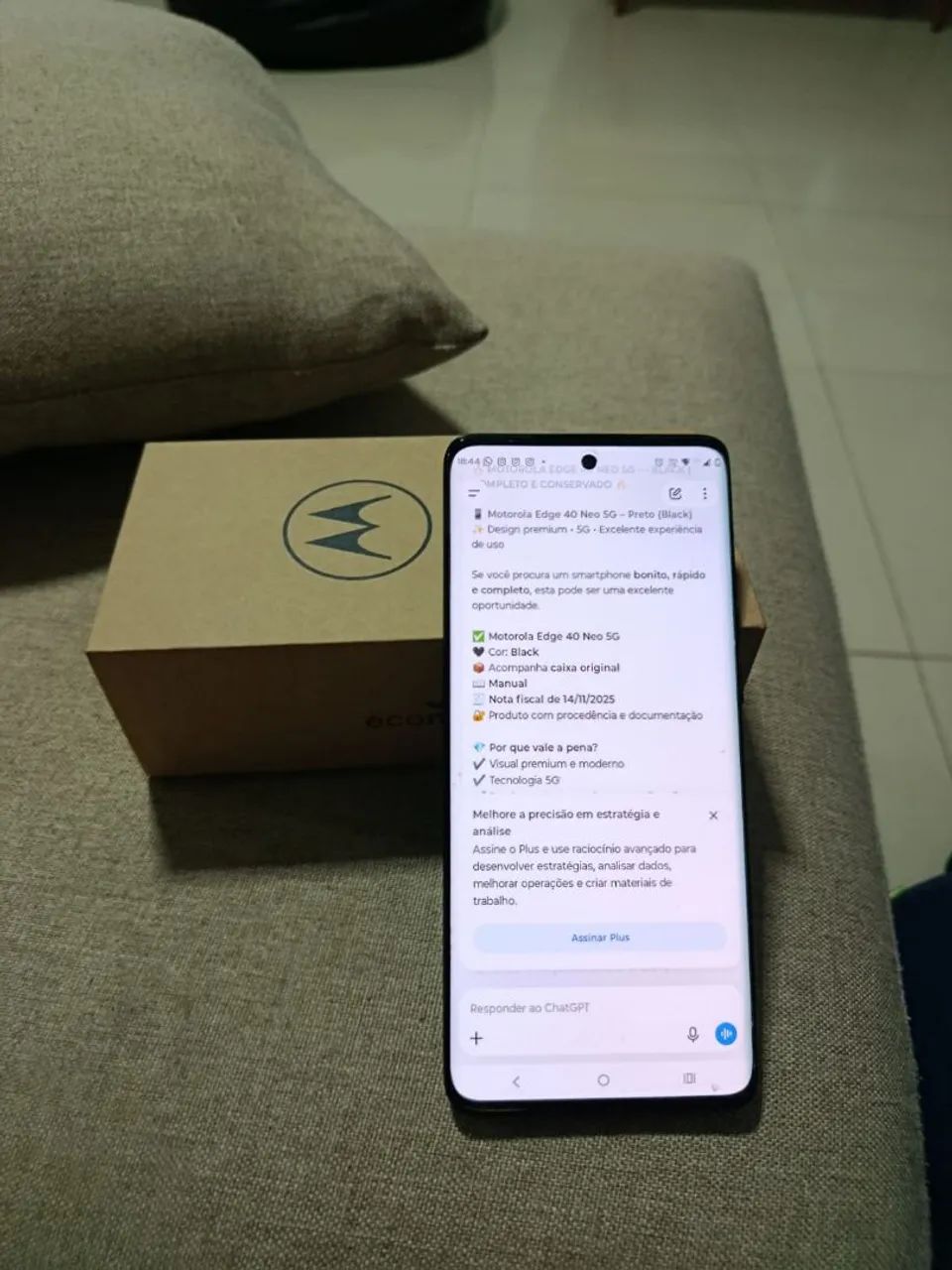 Vendo MOTOROLA EDGE 40 NEO 5G ? OPORTUNIDADE! - Foto 3