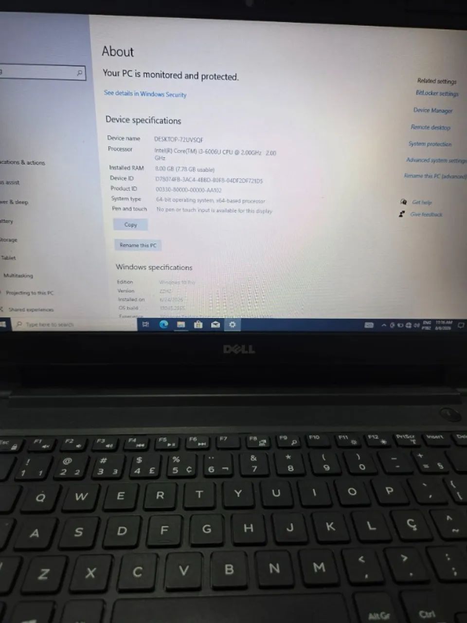 Notebook DELL I3 6gen SSD 500gb - Foto 3