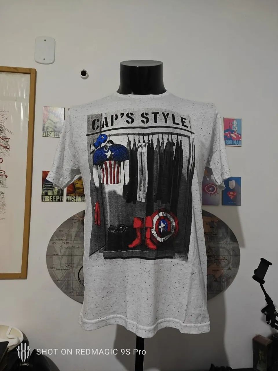 Lote com 100 camisas masculinas - Foto 4