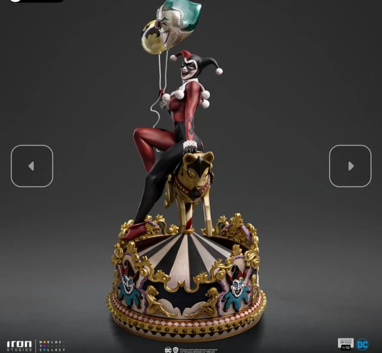 Harley Quinn Unleashed Iron Studios Arlequina - Foto 3