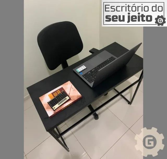 Escrivaninha Reforçada NOVA Mesa Industrial Multiuso para Computador Notebook Gamer Office