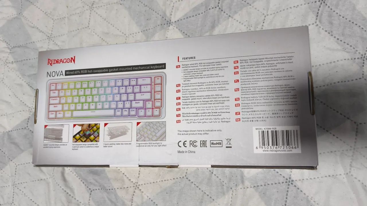 Teclado Mecânico Redgradon Nova RGB  - Foto 2