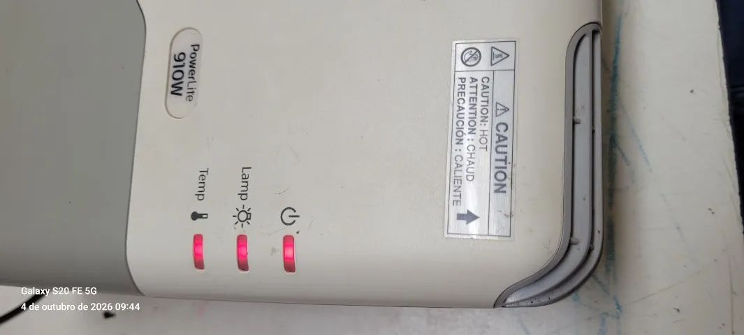 Projetor Epson 910W Powerlite Com Defeito - Foto 3