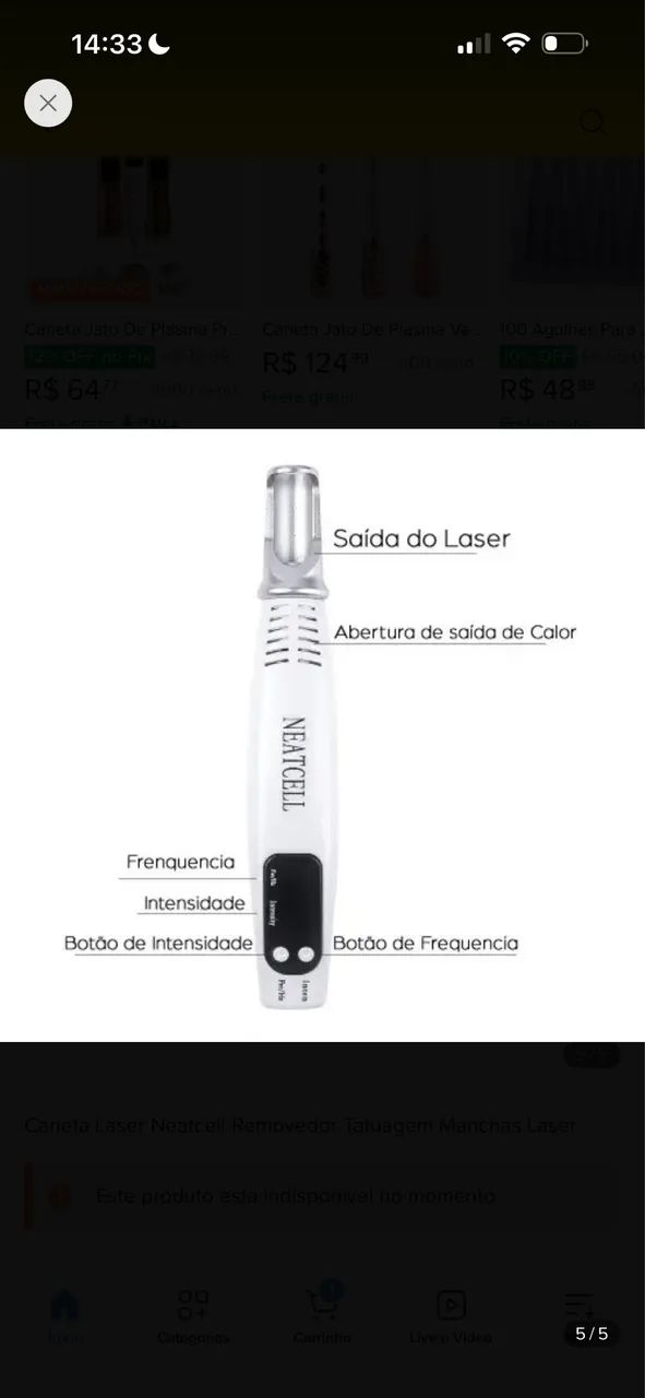caneta laser de picossegundo Neatcell - Foto 3