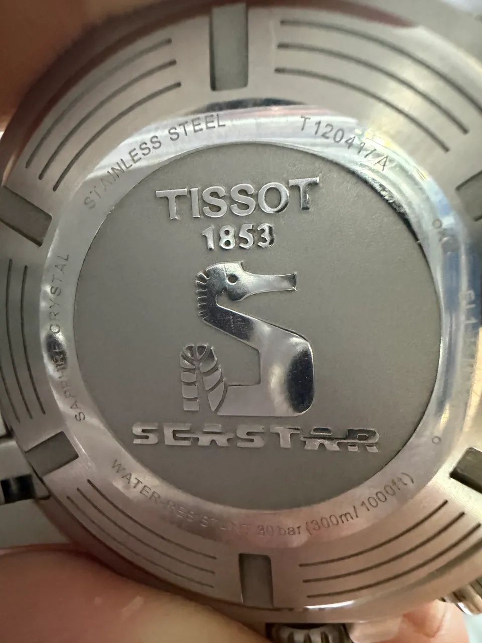 Tissot Seastar 1000 Chronograph Original Verde - Caixa e Certificado - Foto 5