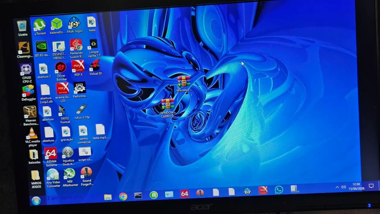 VENDO PC COMPLETO COM PLACA DE VÍDEO. 